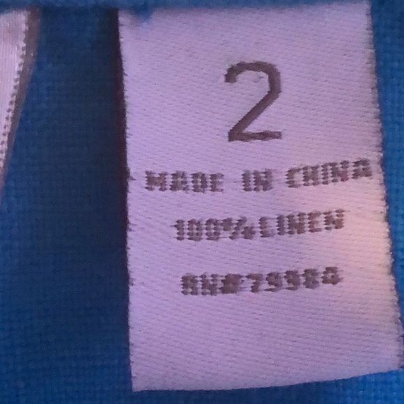 Chico’s linen jacket.  Size 2. - Picture 4 of 4